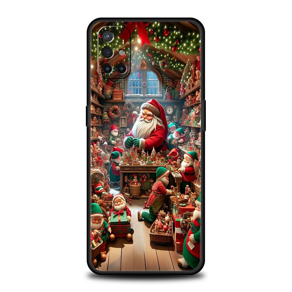 New Year Christmas Phone Case For Oneplus 13R 13 12R 11 10T 10R Nord N100 N200 N10 10 9 9R 9RT CE 3 2 Z Pro 5G Soft TPU Cover