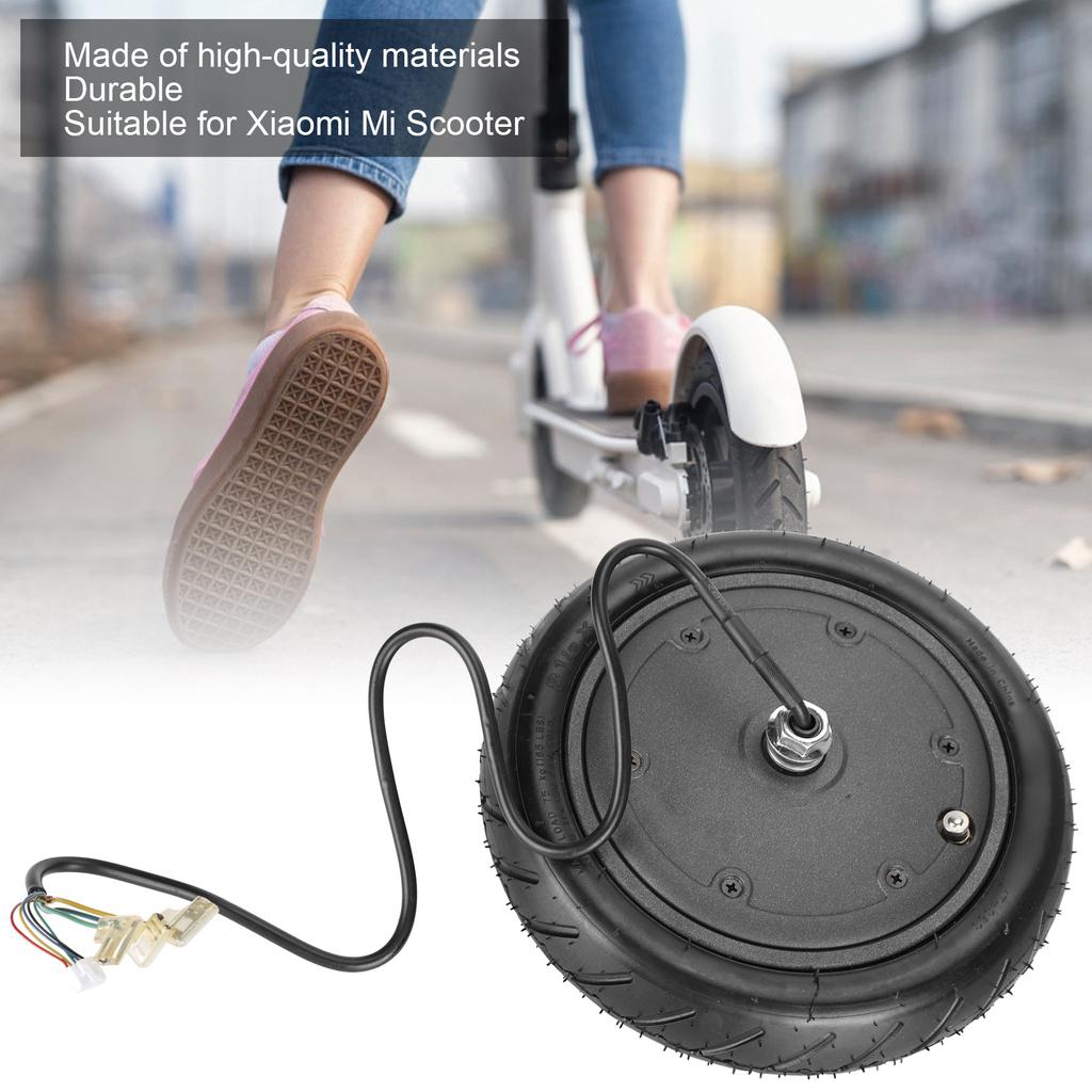 10in Bürstenlosen Motor Reifen für Xiaomi M365 Elektrische Roller Fahren Rad Aufblasbare 250W 36V