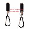 Led Zoom Mini Flashlight Telescopic Strong Light Torch With Keychain Pendant Creative Mountaineering Buckle Gift