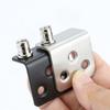 1/10set Stainless Steel Concealed Hinges Invisible Cabinet Door Pivot Corner Codes Adjustable Rustproof Heavy Duty Brackets