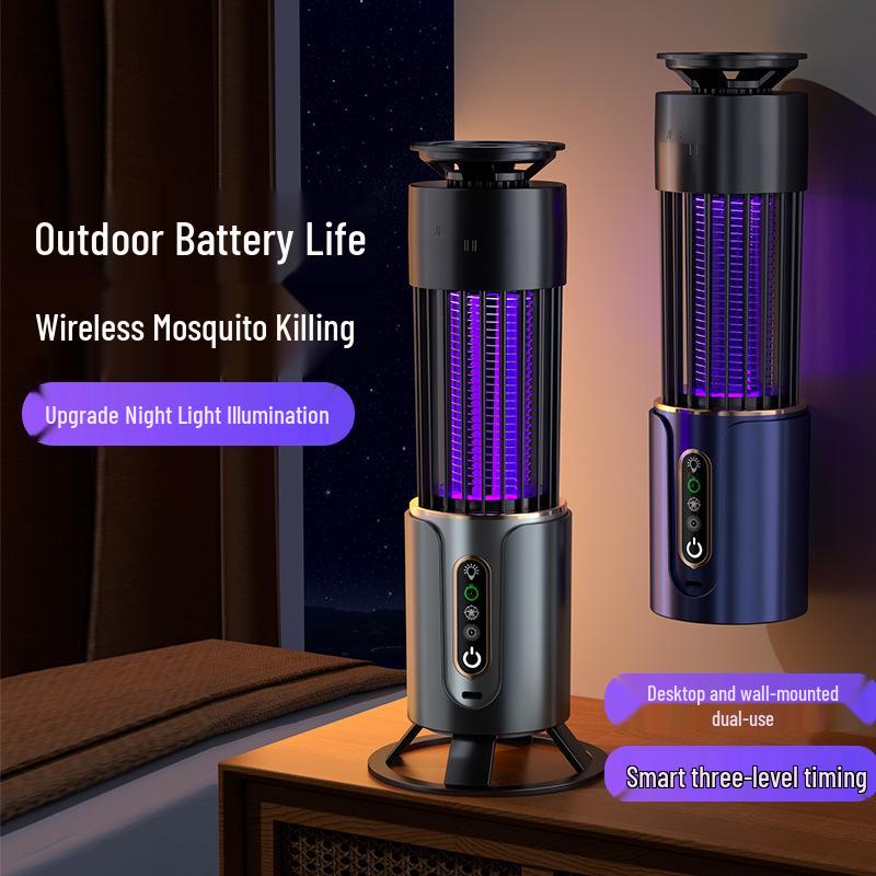 USB Electric Shock Mosquito Killer Lamp with UV Photocatalytic Trap for Home and Dormitory Use