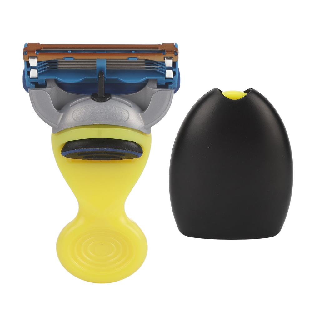 Manual Shaving Razor with Rotary Blade Head Removable Button Shaver Satefy Washable Hair Remove