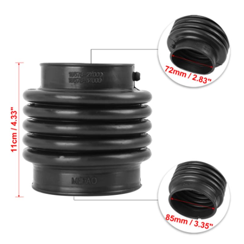 16578-2Y000 Air Intake Hose Tube For Nissan Maxima 2000 2001 Replace 1657831U00 Intake Duct Boot-M53K