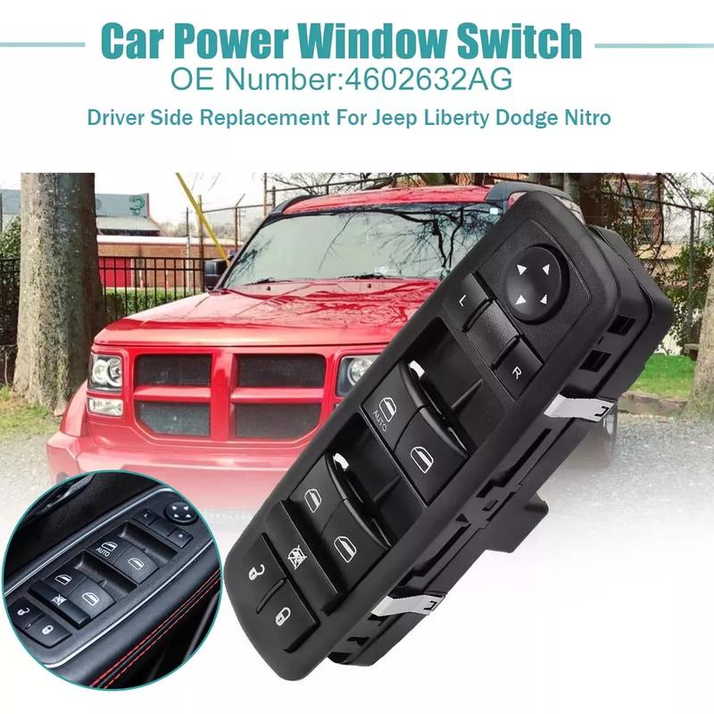 8+13p 4602632AG Front Left Side  Power Window Control Switch For Dodge Journey 2009 2010 Nitro Jeep Liberty 2008-2012