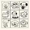 Wood Rubber Stamp Lovely Cats Stamp Animal Stamp Decorative Stamp Cartoon Dogs Stamp
