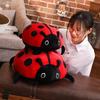 Beetle Seven Stars Ladybug Throw Pillow Beetle Plush Toy Bug Doll Throw Pillow Creative Seat Cushion Birthday Gift
