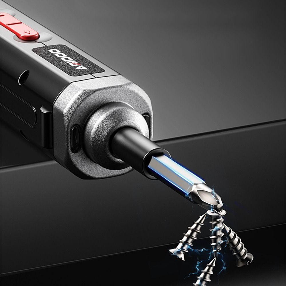 Ergonomic Cordless Screwdriver Portable Electric Drill Lightweight Power Drill  Maintenance Repair