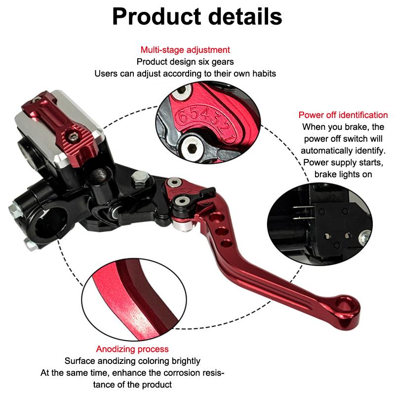 Motorcycle Modification Cnc Brake Upper Pump Clutch Assembly Clutch Handbrake Assembly Hydraulic Disc Brake Pump
