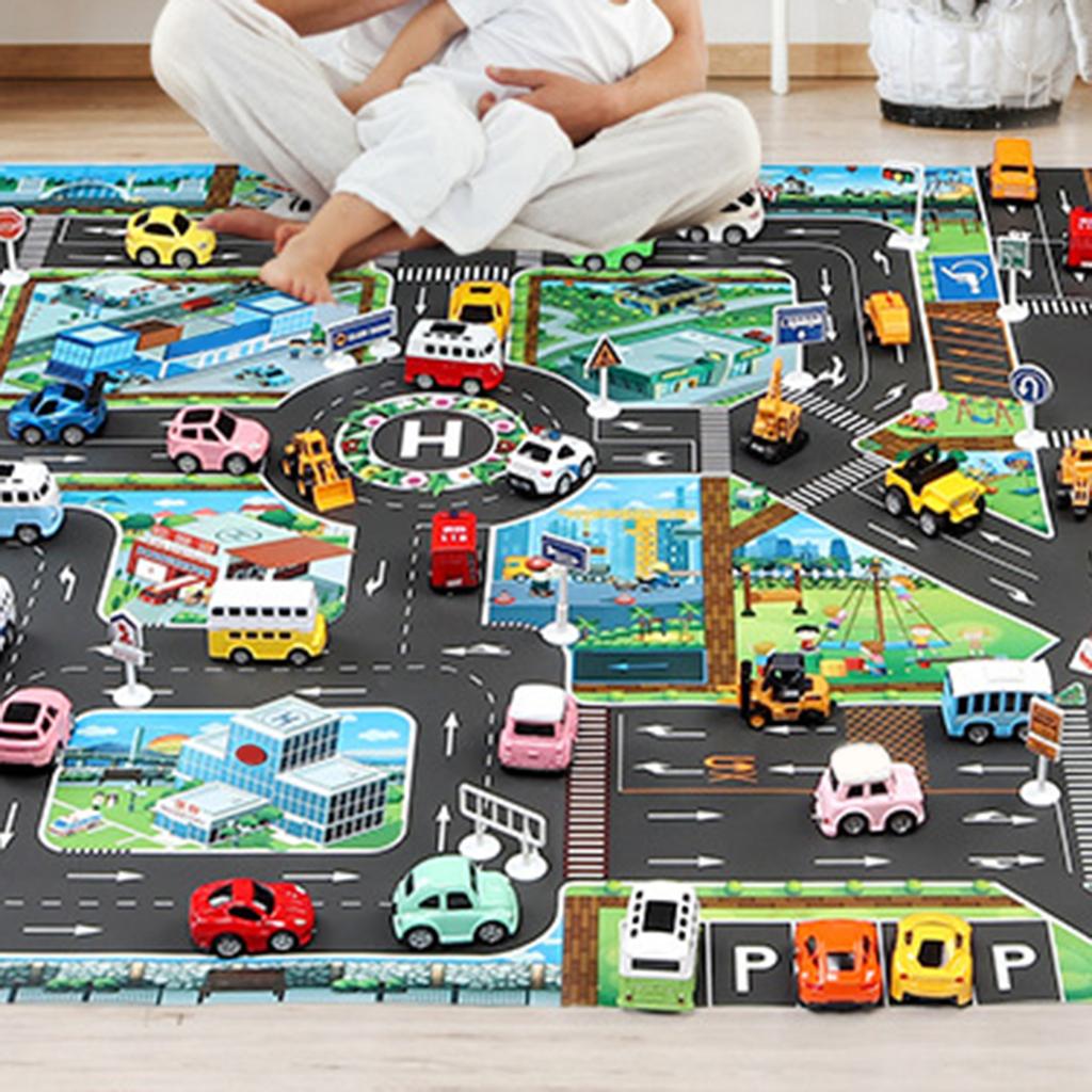 Modren Playing Pad Flexible Folding Traffic Game Mat