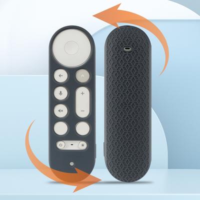 For Google TV Streamer Voice Remote Silicone Case TV Accessories Remote Control Protective Cover with Strap