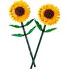Set di costruzioni con fiori, decorazione per la festa della mamma, collezione botanica, ottimo regalo per compleanno, anniversario o festa della mamma