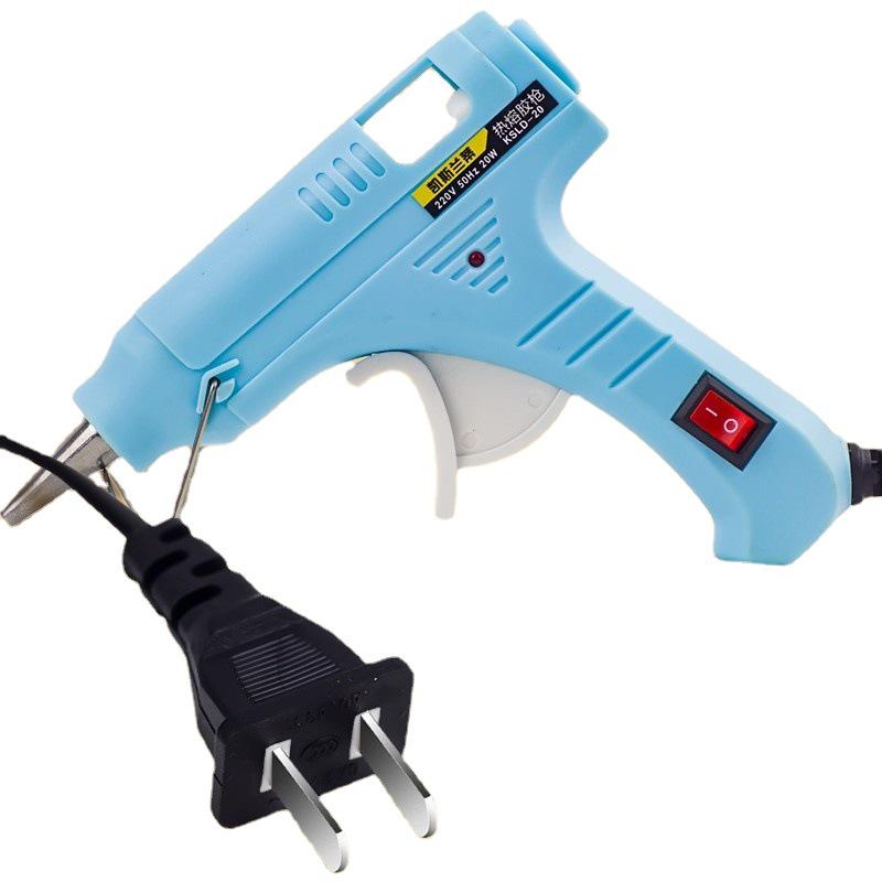 Universal Hot Melt Glue Gun with 7mm Glue Sticks - Perfect for Crafts, Floral Art, and Household Use