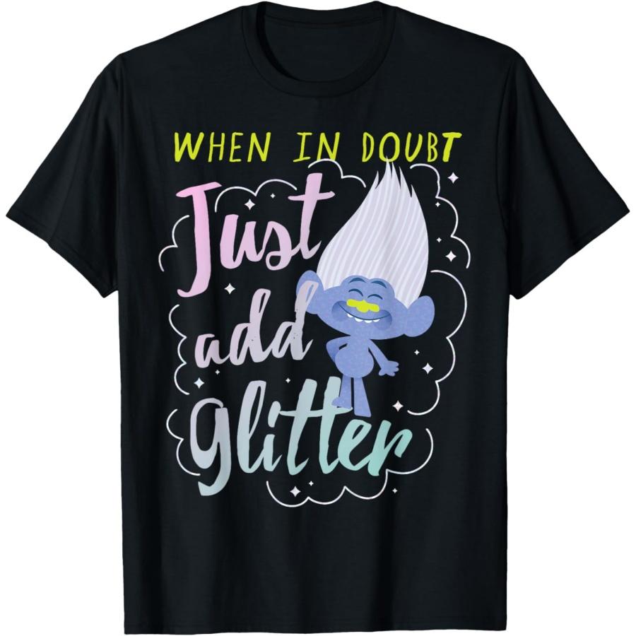 DreamWorks Trolls Just Add Glitter T-Shirt XXXXXL чёрный
