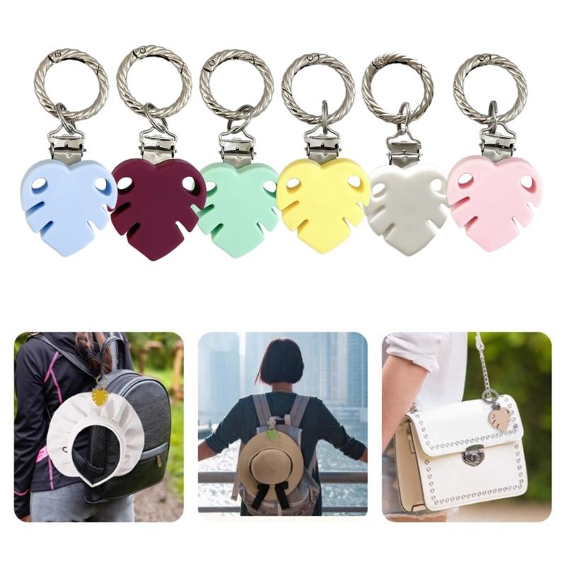 Versatile Hat Holders Clips for Bags Silicone Clip Set, Travel Friendly Bag Accessories Trendy Women Ladies Daily Use