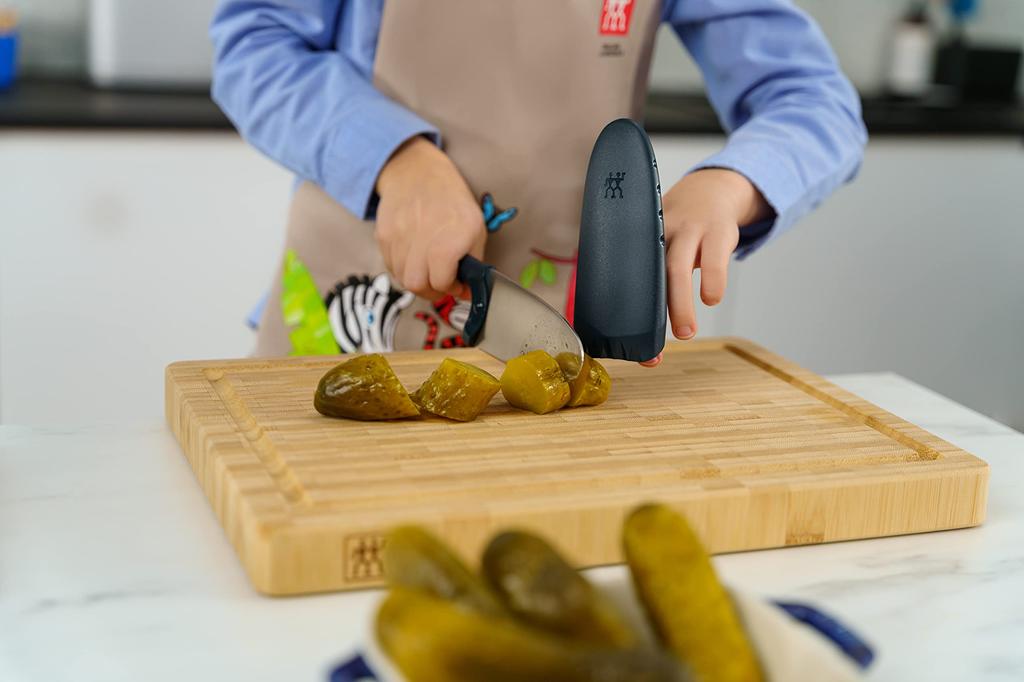 ZWILLING modrý nůž z nerezové oceli s kulatou špičkou japonský TWINNY "Twinny 100mm" dětský [Autorizovaný produkt] 36540-101