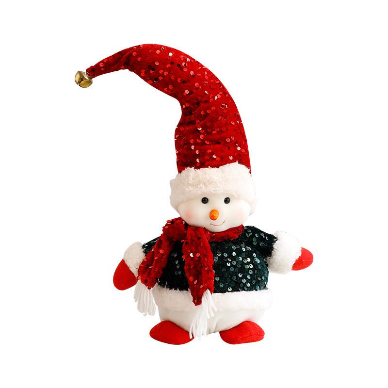 Christmassanta Snowman Reindeer Plush Figures For Holiday Decor And Gift Giving