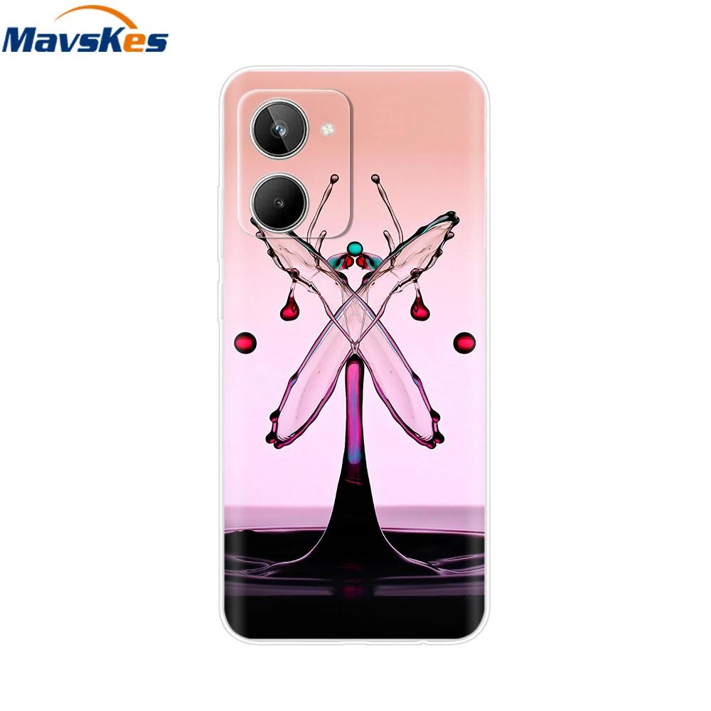 Mobile Phone Bag Case For Realme 10 4G Case For Realme 10 Pro Cover Soft Silicone Bumper For OPPO Realme 10 Realme10 Pro Plus
