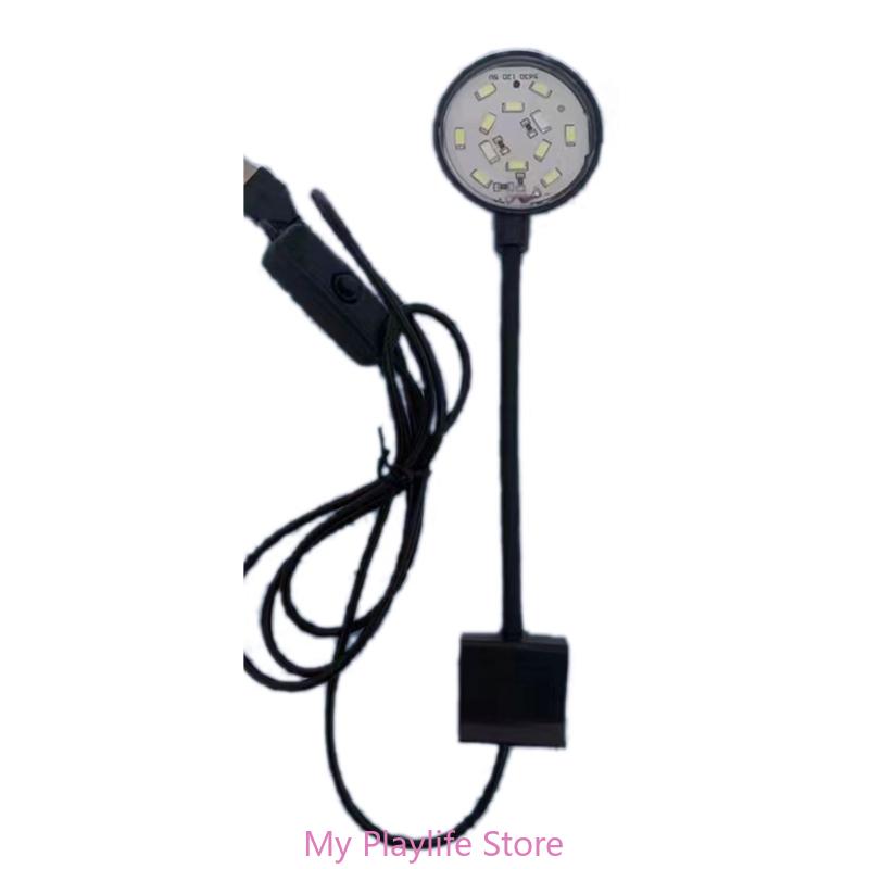 

Аквариумный светодиодный светильник 5 Вт светодиоды для аквариума с морской водой, пристегивающийся светильник для аквариума с кораллами с зажимом, регулируемый шланг