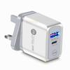 QC3.0+PD20W Mobile Fast Charger - EU/UK Plug