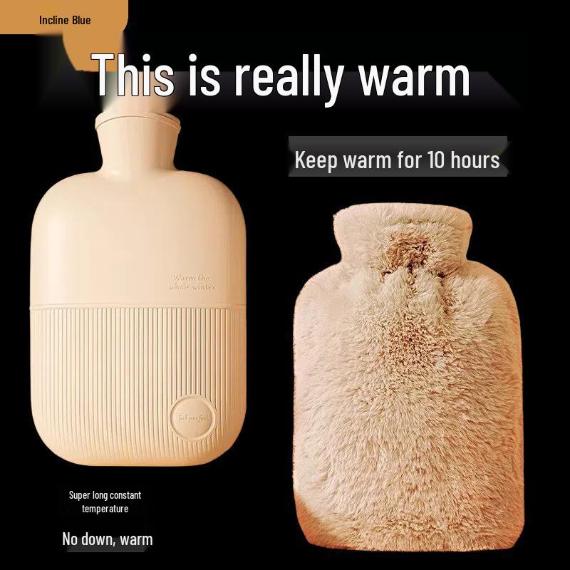 Hot Water Bottle - Large & Small Sizes for Warming, Menstrual Relief, Hand or Bed Warmer