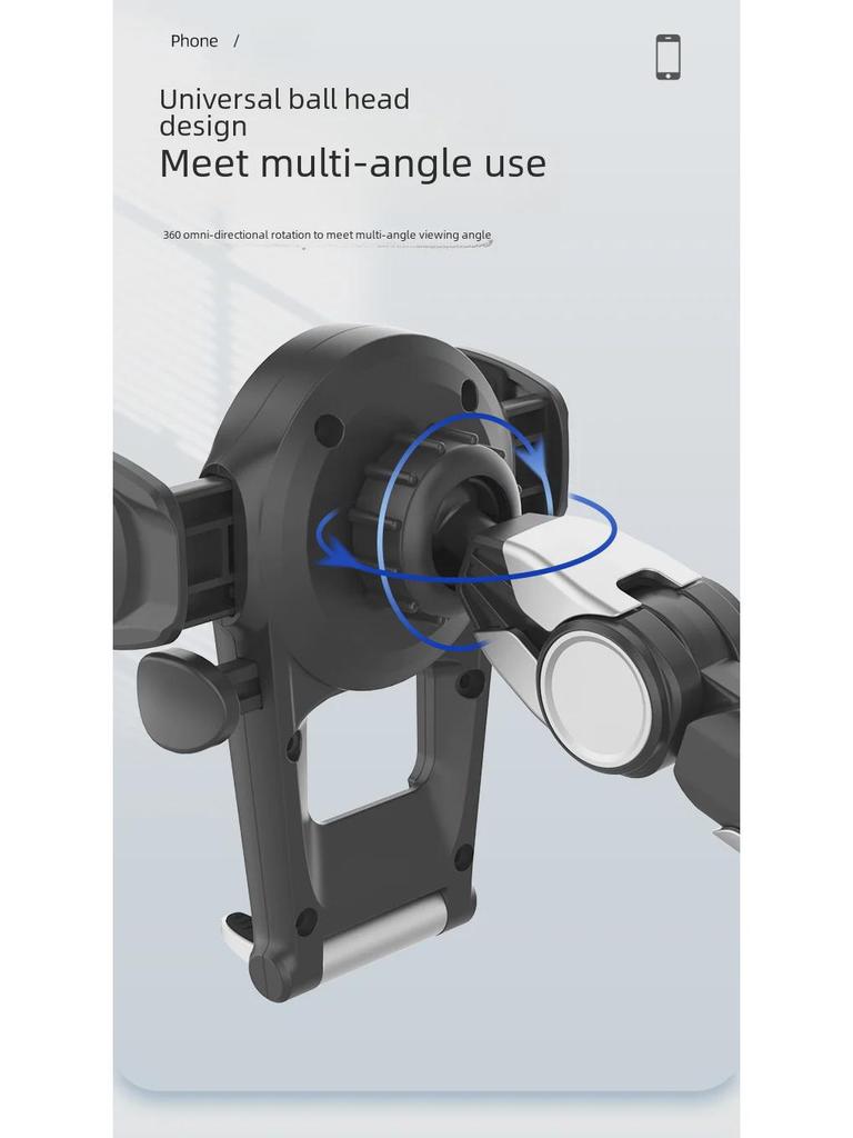 Multifunctional Suction Cup Phone Holder for Trucks with Multi-Angle Adjustment