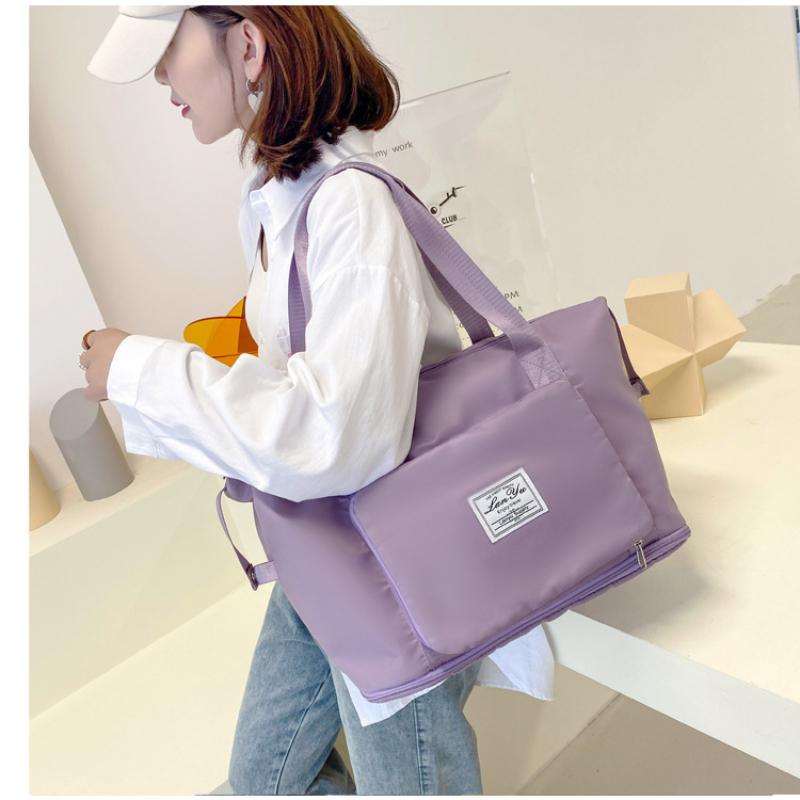 Folding Travel Bag for Men and Women Short Distance Portable Expansion Travel Luggage Bag Waiting for Parturition Storage Bag Fitness Yoga Bag