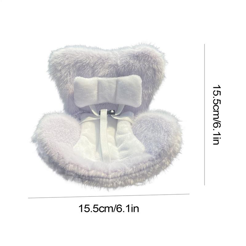 Car Seat For Plush Dolls Miniature Air Vent Clip Doll Seat For Car Automotive Toy Display Decor With Air Vents Clip For RV
