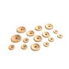 14K Gold Filled Concave Lace Spacer Beads for DIY Jewelry