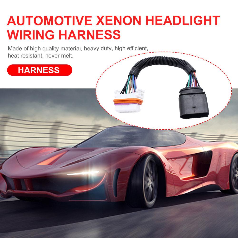 Lamp Xenon Front Connector 95563123911 Headlight Cable Harness Adapter 95563123910 for Porsche Cayenne 2003-2006