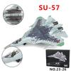 1/72 Scale SU-57 Fighter Jet Quick Build Model Kit Plastic Millitary Jet Toy Gift for Adults and Kids