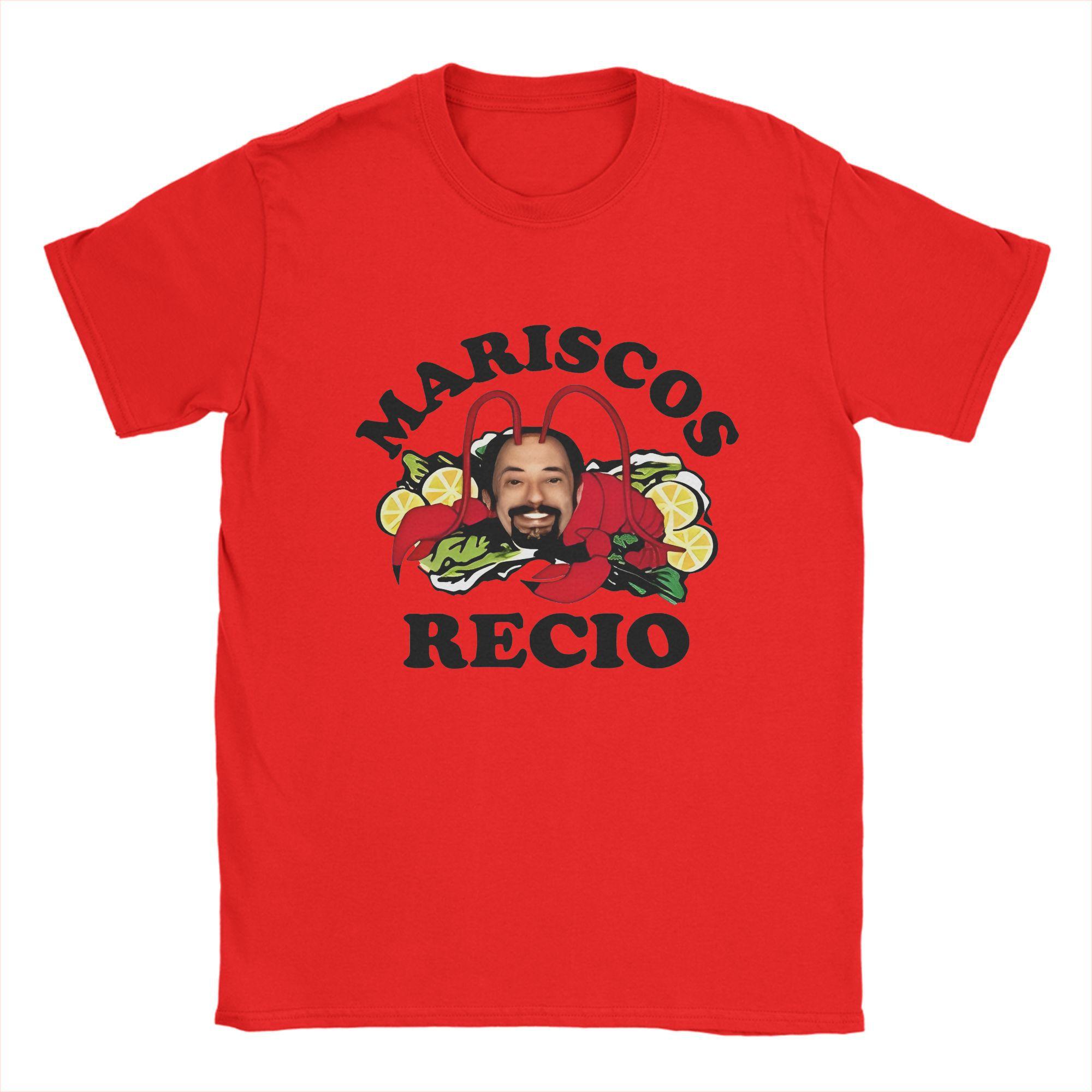 Men s Antonio Recio  T Shirts   Funny  Pure Cotton Tops Vintage Short Sleeve Round Neck Tee Shirt Plus Size T-Shirt S