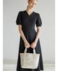 [TOCCA] LUCKY SHOWER CANVASTOTE Canvas Tote Bag (Off-White X Heart Pattern 2) Available In Otona Hyakka Collaboration Colors (Online & Select Stores