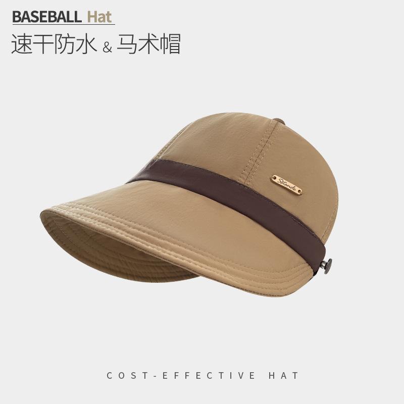 Hat Women'S Spring Summer Uv Protection Sun Hat Big Brim Face Cover Quick Drying Peaked Hat Cycling Sun Protection Sun Hat