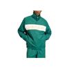 Adidas Originals NY Logo Print Stand Collar Short Zip Windbreaker Men Outerwear Green IS3318
