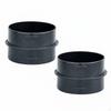 2 Pieces 75mm Air Duct Vent Joiner Connector Heat Resistant Short Straight Coupler Parking