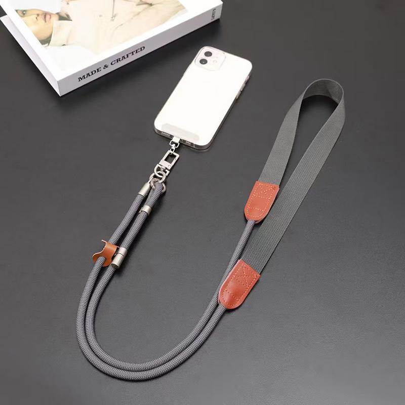 150Cm Adjustable Upgraded Widened Shoulder Mobile Phone Lanyard Camera Rope High-End Decompression Phone Hanging Rope