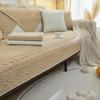 Living Room Sofa Cover Plush Backrest Towel Sofa Cushion Set Towel Sofa Cushion Winter Velvet Thickened Non-Slip