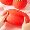 Realistic Strawberry Squeeze Toy Slow Rising TPR Fruit Stress Ball Super Soft Strawberry Fidget Toy for Anxiety Relief Novelty Gift for Adults