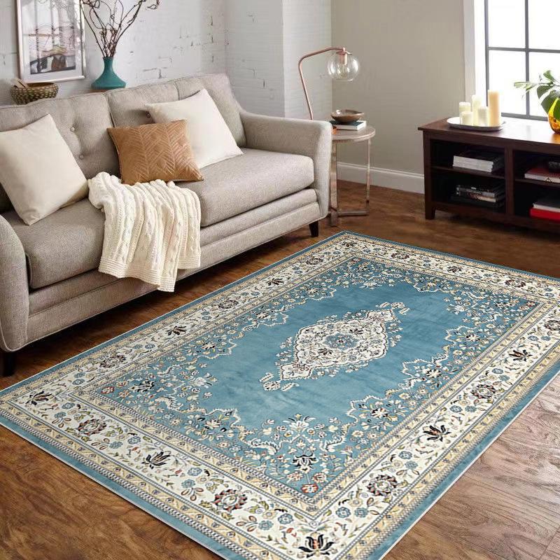 Persian Carpet, Bohemian Ethnic Style, Living Room Fully Carpeted, Office Floor Mat Can Be
