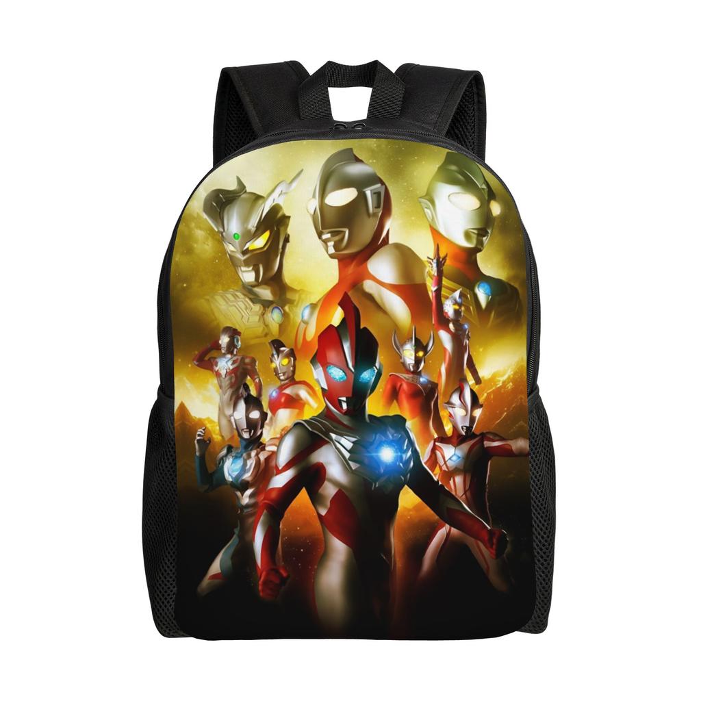 Ultramans Laptop Backpack Men Women Fashion Bookbag for School College Student Anime Bag