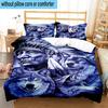 Wolf Pack Majesty 3pcs Bedding,Including 1pc Duvet Cover And 2pcs Pillowcases Perfect for Christmas,Ideal for Bedroom, Dormitory