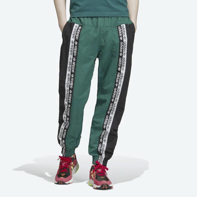 Adidas Originals R.Y.V Collegiate Series Straight Leg Breathable Track Pants Men Green ED7164