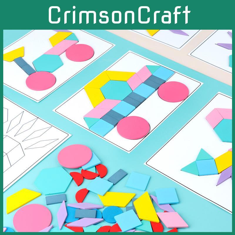 Color Wooden Creative Shape Recognition Puzzle Toy For Toddlers Early Education