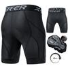 Pantalones Cortos de Ropa Interior para Ciclismo para Hombre X-TIGER con Acolchado 5D, Deportivos para Montar en Bicicleta, Bicicleta, MTB, Forro con Pinzas Antideslizantes en las Piernas