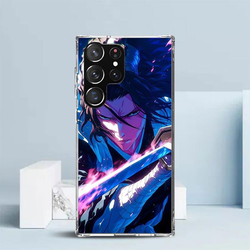 Bleach Kuchiki Byakuya Soft Cover for Samsung Galaxy S25 Edge S26 S24 S23 Ultra Phone Case S22 S21 Plus S20 FE Print Pattern She