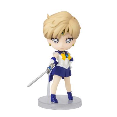 TAMASHII NATIONS Figuarts Mini-Actionfigur Sailor Uranus Eternal Edition, 90 mm, PVC und ABS, bemalt – Sailor Moon, Sammlerstück BAS60990