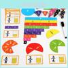 Digital Number Matching Card Educational Toy For Kids Early Math Learning
