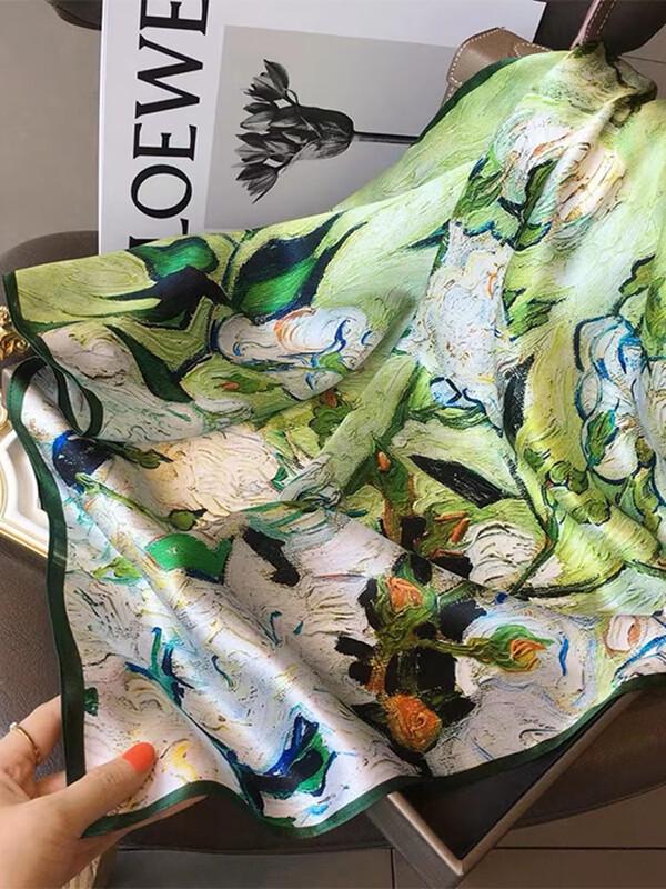 SIYUTANG 70 Silk Square Scarf