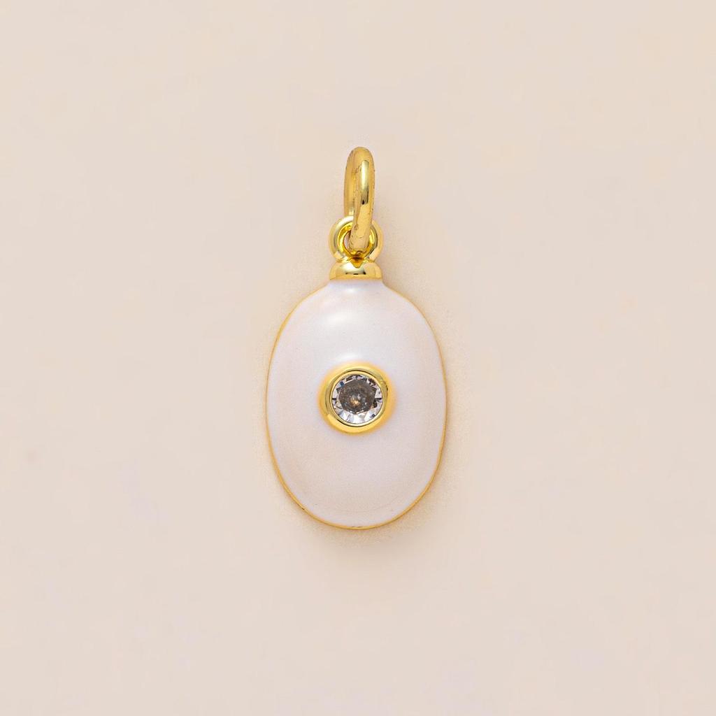 Dopamine Stainless Steel Zodiac Necklace with Zircon Pendant