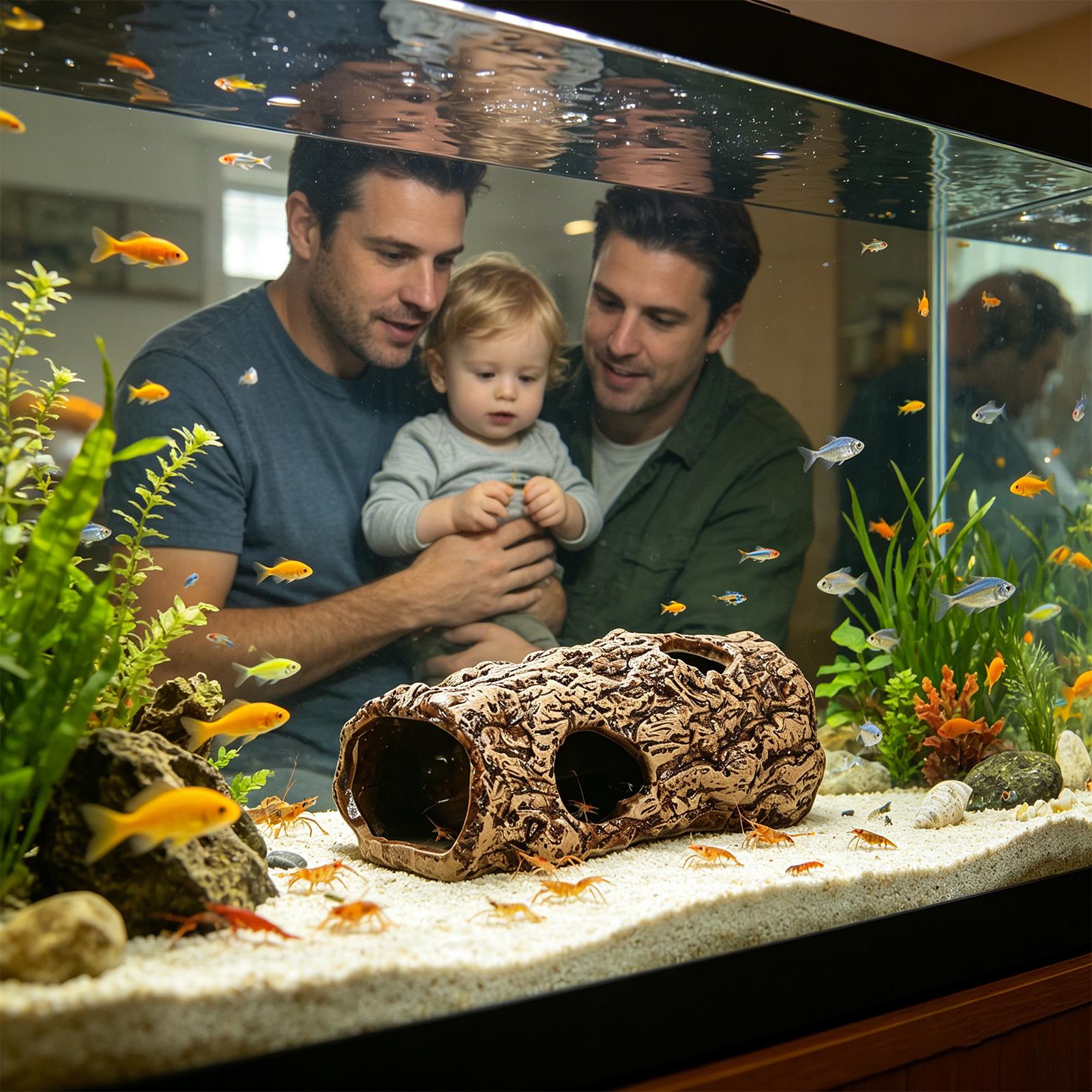 

Cave For Fish Tank Tree Trunk Aquarium Decor Decorative Shrimp House For Breeder Hobbyists Beginners Aquarists Anglers Home China Mainland